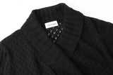 Milky wrap cardigan - black   