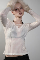 CORSET LACE TEE