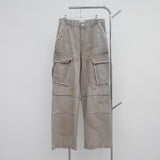 (Unisex) Bison Cargo Wide Denim