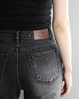 Metal Triclipse Regular Fit Bootcut Denim Pants Gray