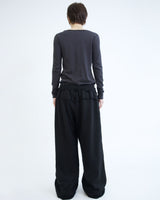 Stud underwear sweatpants - Black