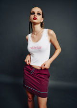 METAL LOGO TOP WHITE