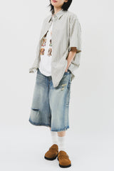 Metz Checked Half Denim (2color)