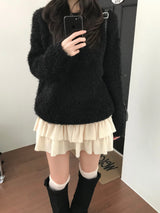 マーガレットボートネックニット (2 colors)