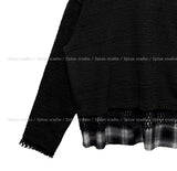 ローブグランジバックルレイヤードニット
