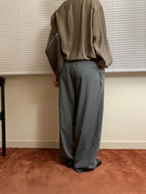 Loose wide slacks