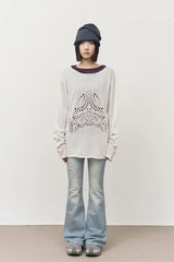 (W) Beat Lowrise Flare Denim