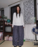 (2color) Daisy Banding Wide Denim Pants