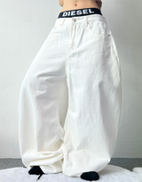 COTTON BASIC BALLOON PANTS❤🤍🤎🖤💚 - 5 COLORS