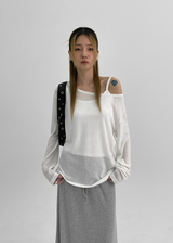 [MADE] フレーザニット長袖Tシャツ