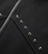 Type Rivet Hood Zip-Up