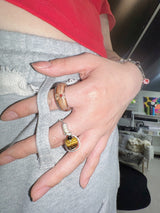 Cocoa twist ring