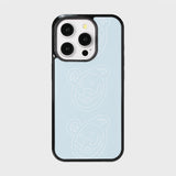 ビッグマーマーベアグラスバンパーケース (glossy / sky blue)