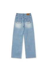 ss cubic pants (blue)