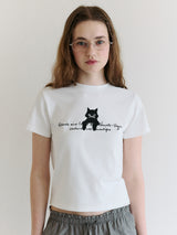 ROLA CAT FRIENDS T-SHIRT WHITE