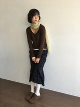 ジュープ チェック ロング スカート (2color)