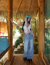 Pico light blue wide jeans
