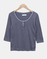 Seon Star Pattern 7-Sleeve T-Shirt