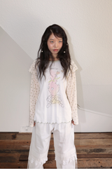 ドリームフラワーベースTシャツ グリーン