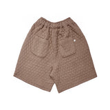 VINTAGE DIA-QUILTING WIDE 1/2 PANTS (Beige)