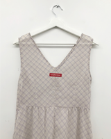 YWD チェックシフォンドレス (2color)