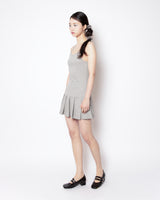 PLEATS MINI ONE-PIECE (GREY)