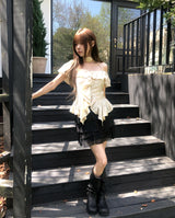 Morin Wavy Layer Frill Skirt