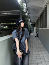 Vintage Pigment Spray Short Sleeve T-shirt