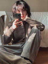 Tenro wool knitwear cardigan