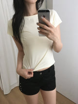 Silket Boatneck Tee