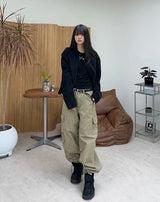 Moden Vintage Washed Cargo Pants
