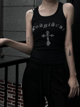 cubic rock chic sleeveless