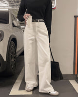 Wide cotton pants