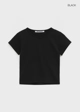 [B-BASIC] Tension Standard Round Neck Baby Short Sleeve T-shirt (2SIZE)