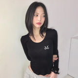 MUSECUT U-NECK LONG SLEEVE T (4Color)