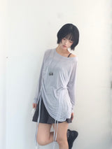 ライト テクスチャー シャーリング Tシャツ