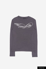 サティスファイレタリンググラフィックTシャツ