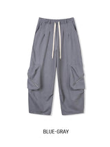 Leto Zipper Pocket Brushed Sweat Cargo Pants