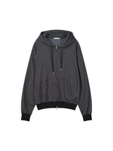 Kio Striped Zip Hoodie