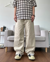 ベーシックコットンワイドパンツ