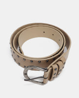 Fame Bohemian Studded Leather Belt