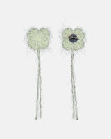 Clover Broach Beanie - Pistachio