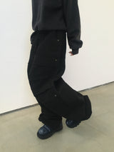 ムーブカットスナップワイドパンツ(3c)