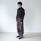 divide leopard denim