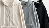 Ronff Embroidery Fleece To Way Hooded Zip-Up