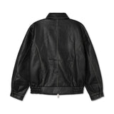 カーブドレザージャケット