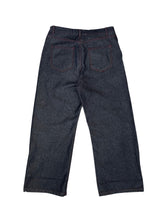 ステッチカフィングワイドデニムパンツ (M, L)