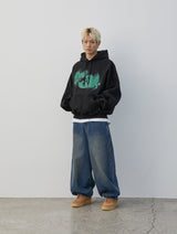 Oil Washed Denim Pants (Dirty Blue)