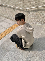 ケネンスプレーフーディドニットジップアップ 2C
