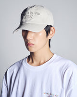 26SS ファブリックロゴアップリケボールキャップ